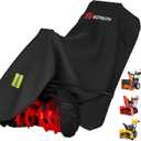 Snow Blower Cover, Heavy 900D Oxford Fabric Waterproof Outdoor Snowblower Covers, Universal Size Fits Single and Two Stage Snow Blowers, Water, Wind, UV, W/Adjustable Buckle and Vents - Black