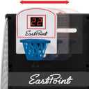 EastPoint Tabletop Movin Hoops Arcade Basketball Hoop - Black & Red, 2-Player - LED Scoreboard for Indoor Basketball Game - Spring-Loaded Launchers for Kids Toys - Durable Plastic Build for Boys Toys