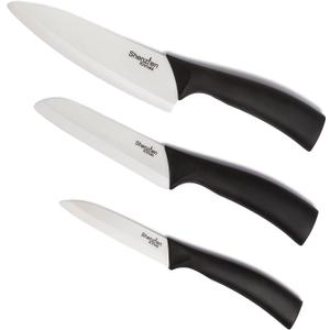 Shenzhen Knives White Ceramic Knife Set - 3-Piece Kitchen Knives Bundle: 6" Chef's, 5" Slicing, and 4" Paring Knife. Lightweight Kitchen Cutlery for Precision Slicing and Cooking Shenzhen Knives White Ceramic Knife Set - 3-Piece Kitchen Knives Bundle: 6" Chef's, 5" Slicing, and 4" Paring Knife. Lightweight Kitchen Cutlery for Precision Slicing and Cooking