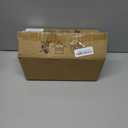 2 Pcs Amber Glass Tulip Lamp Shades Small Flower Art Sconce Shade E26 Base 1.65" Top x 4.45" Dia. x 4.33" H Mini Lampshades Replacement for Table Chandelier Decor Vanity Pendant Light Cover