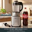 ASTRALSHIP 1500W Professional Glass Blender for Kitchen, Countertop High-Speed Smoothie Maker & Heating Nut Milk Machine - 14 Presets, 9 Speeds, BPA-Free Glass Jar for Hot Soups, Slushie