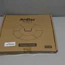 24" Wooden-Handle Fire Pit Lid for Pits up to 22", Round Metal Bonfire Pit Burner Pan Cover, Smokeless Fire Pit Cover for Fire Tables, All-Weather Resistance Outdoor Firepit Accessory