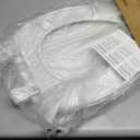 Bemis 7300SLEC Slow Close Toilet Seat, Easy Clean Hinges and Durable Plastic Seat, Made in USA, Elongated, White