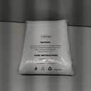 Diraysid 100% Blackout White Curtains Linen Curtains for Bedroom Grommet Thermal Insulated Room Darkening Drapes (2 Panels, W52 x L84 Inch)