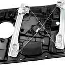 Front Driver Side Power Window Regulator Without Motor with Panel Replacement for 2011 2012 2013 2014 Hyundai Sonata, Left, 752-928