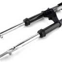 XR50 Front Forks, 510mm CRF50 Fork Suspension for CRF50 XR50 SSR 50 110 125CC Dirt Pit Bikes (Black)