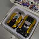 Collision Transforming Dinosaur Car Toy, Magnetic Dinosaur Transformer Car Toys Party Favors Birthday Christmas Party Birthday for Kids (Golden)