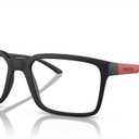 ARNETTE Men's An7238 K8 Square Prescription Eyewear Frames (Matte Black/Demo Lens)