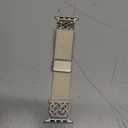 Minyee Magnetic Stretchy Band Compatible with Apple Watch Bands 42/44/45/46/49mm Women Men, Celtic Knot Soft Elastic Nylon Fabric Strap for iWatch Series 11 10 9 8 7 6 5 4 SE/Ultra 3 2 1 (Starlight/Starlight)