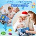 Montessori Toys for 1 Year Old Boy Girl Birthday Gift, 17 in 1 Cloth Fishing Game with Stacking Cups, Color Sorting, Shape Matching, Early Learning, Toddler Toys Gifts for 1 2 Years Old Boy Girl