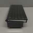 Joy&Grace Sofa Armrest Tray with Large Mug Holder, Bamboo Couch Arm Tray, Anti-Slip Couch Cup Holder Foldable Sofa Arm Table for Eating Drinks Cellphone (Color Black)