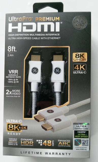 HIGH-DEFINITION MULTIMEDIA INTERFACE

ULTRA HIGH-SPEED CABLE WITH ETHERNET