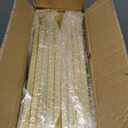 12x12 Picture Frame Set of 9, Display Pictures 8x8 with Mat or 12x12 without Mat, Multi Collage Gallery Square Photo Frames for Wall or Tabletop, Gold