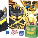 Blox Fruits Ember Dragon Storage Case Bundle Series 3 Plush Toys, Exclusive Minifigures, Poster Includes DLC Code Officially Licensed Collector Set by PhatMojo
