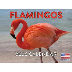 Flamingo Calendar 2026 Wall Monthly Flamingos Gifts For Flamingo Lovers Women Men | American Made In The USA