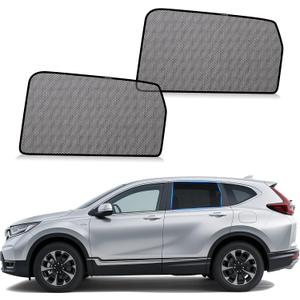 ZATOOTO Car Window Shades Honda CRV 2017-2022 for Rear Window | Car Curtains 2-Pack Baby & Pet | Blocks 99% UV & Heat | Breathable Mesh Privacy Screen | Bug-Free Design for Camping & Travel