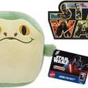 STAR WARS Cuutopia Plush 5-inch Toy, Rounded Soft Pillow Doll Inspired with Bonus Sticker (Jabba The Hut)