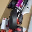 Weed Wacker Cordless String Trimmer, 750W Brushless Motor, Electric Weed Wacker with 2 X 4.0Ah Batteries, Weed Eater with 5 Types of Blades, for Lawn, Yard and Bush Trimming(Red)
