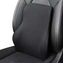 Memory Foam Lumbar Support Pillow for Car Wheelchair Office Home Travel - Waist Back Support Relieves Fatigue