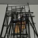 Portable Tennis Ball Hopper & Pickleball Basket - 75 Balls Capacity, Durable Steel Frame with Easy-Grip Handle, Multi-Sport Ball Collector for Training & Practice (Black)