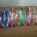 24Pcs Glow in the Dark Party Supplies for Kids/Adults, Flashing Light up Toys LED Bracelets Easter Glow Sticks, Mardi Gras Party Favors Carnival Birthday Concert Gifts Accessory