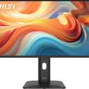 MSI PRO MP275PG E14 27-inch IPS 1920 x 1080 (FHD) Gaming Office Monitor, 144Hz, Free-Sync, HDMI, DisplayPort, VGA Port, VESA Mountable, Height Adjustable, Tilt, Speaker, 4-Side Slim Bezel 1ms, Black