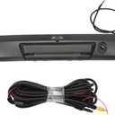Tailgate Handle with Rear View Backup Camera Compatible for F250 F350 F450 Super Duty 2017-2022 Trunk Hatch Handle Camera Without Release Button Replaces#HC3Z-9943400-NA HC3Z-9943400-NB