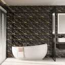 DULEIXUFHEE Marble Peel and Stick Backsplash 23.6 x11.8 in, 40PCS