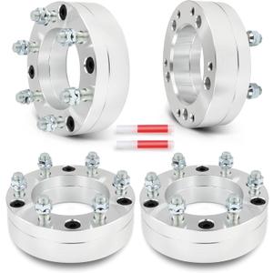 SCITOO 5x5.5 to 6x5.5 Wheel Adapters 2 inch for Ram 1500 2012-2018 1500 Classic 2019-2023 No Hubcentric Wheel Adapters Studs 14x1.5 Bore 108mm 4Pcs