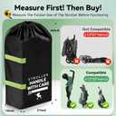 Stroller Bag for Airplane: Airplane Travel Essentials, 46" H x 21" W x 13" D Stroller Cover for Air Travel, Fit Single/Double/Jogging/Baby Stroller Travel System, First Mothers Day Gifts for New Mom