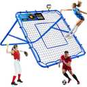 Volleyball Baseball Rebounder Net, Softball Rebounder Pitchback Net Quick Adjustments, Quick Adjustments Lacrosse Bounce Back Practice Equipment, Ideal for Outdoor Indoor and Backyard Training, 4x5