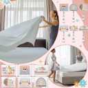 Kacctyen 24 Pcs Housekeeping Gifts Bulk 12 Thanksgiving Makeup Bag 12 Retractable Badge Reels Housekeeping Appreciation Gift for Housekeeper Cleaner Staff Team Employee Coworker Custodian