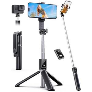 ANXRE Selfie Stick Tripod with Remote, Extendable 360° Rotatable Selfie Stick, 41.7" Phone Tripod Stand for Cell Phone Filming Compatible with iPhone Samsung Android Smartphone Gopro