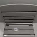 20" Folding Shower Seat Wall Mounted, HDPS Foldable Shower Bench (Grey)