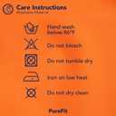 PureFit Outdoor Curtains for Detachable Sticky Tab Top Patio Waterproof  Weatherproof, UV and Fade Resistant Outside Curtains for Gazebo, Porch, Pergola, Privacy Curtain, 54 x 84 in, 2 Panels, Orange