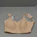 HBselect Low Back Bras for Women Deep V Seamless Bralette Wireless Backless Bra Convertible Straps Halter Bra (Medium, Beige)