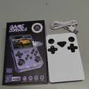 R36S Handheld Game Console, Retro Game Console with 3.5-in IPS HD Screen, Video Game Consoles with 64GB Memory, Ultra-Long Standby Time, Perfect for Travel & Outings, Gift for Adults Teens Kids (White)