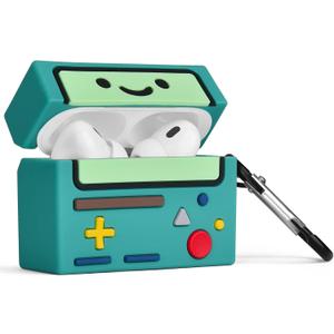 AirPod Pro 2 Case Cover, KOREDA Cute Cartoon Game Case for Airpods Pro 2nd Generation/1st Generation (2023/2022/2019), Funny Kawaii 3D Cartoon Silicone Case with Keychain for Kids Girls Teens Boys