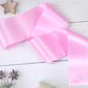 24 Pack Pink Blank Sash, Plain Satin Sashes for Pageants and Party Decorations