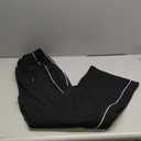 HeSaYep Women's Fleece Lined Wide Leg Sweatpants Winter Thermal Warm Baggy Straight Leg Sweat Pants with Pockets (Large, Black)