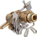 Orbit 55032 1/2" BRS Sprinkler Head, Connection, Silver and Gold
