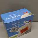 Basics 13 Gallon Tall Kitchen Drawstring Trash Bags, Flextra Strength, Tear Resistant, Puncture Resistant, 10% Post Consumer Recycled, 90 Count, White