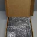 2 Pcs Acrylic Outdoor Brochure Holder, 9.8*4.37*2 Inch Wall Mount Literature Box with Lid Clear Acrylic Flyer Dispenser for Pamphlet Flyer Display Map Menu Envelope (Black)