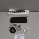 LED Digital Wall Clock with Large Display, Big Digits, Auto-Brightness, 12/24Hr Format, Modern Electric Small Silent Wall Clock for Living Room, Bedroom, Classroom, Farmhouse, Kitchen, Office - Green