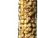 Backyard Birds Unlimited Cedar Whole in-Shell Peanut Outdoor Hanging Wild Bird Feeder Made in The USA-Large 42" Inch (Silver/Brown)
