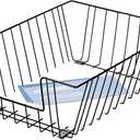 Fellowes Workstation Legal Size Desk Tray Organizer, Wire, Black (65112)