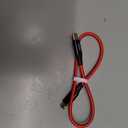 AGVEE 1ft USB-C OTG to Micro USB Cable, Braided Charger Data Sync Cord Charging Wire Adapter for Samsung Galaxy S7 S6, J7, J3, LG, PS4, Kindle, PS4 Xbox Controller, Android Phone, Red