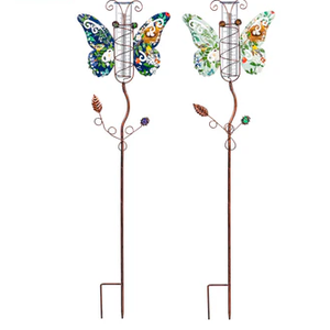 Rain Gauge Stake Garden Retreat 39", 12 Pcs, 47M5917