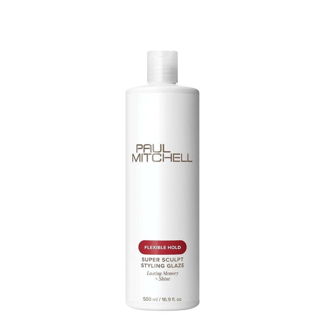 Paul Mitchell Super Sculpt Styling Glaze, Flexible Hold, Lasting Memory + Shine, For All Hair Types, 16.9 fl oz
