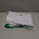 Kimmama Laundry Mesh Wash Bags, Lingerie Bags for Washing Delicates, Mesh Laundry Bags for Washing Machine, White Net, Grey Zipper, 2XXL